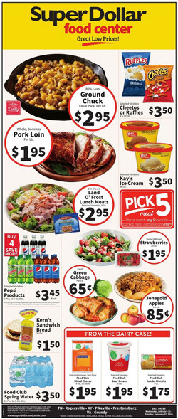 Catalogue Super Dollar Food Center from 02/21/2024