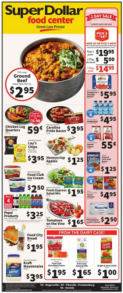 Catalogue Super Dollar Food Center from 02/28/2024