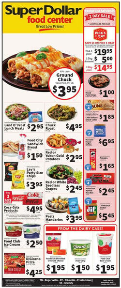 Catalogue Super Dollar Food Center from 04/03/2024