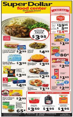 Catalogue Super Dollar Food Center from 08/16/2023