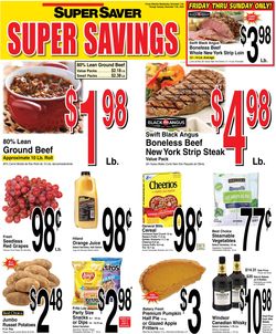 Catalogue Super Saver from 11/11/2020