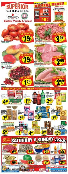 Catalogue Superior Grocers from 07/19/2023