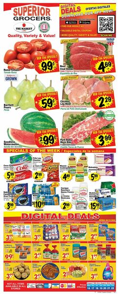 Catalogue Superior Grocers from 08/16/2023