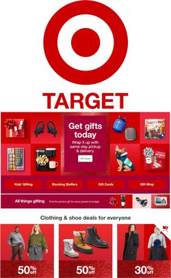 Catalogue Target Christmas 2020 from 12/27/2020