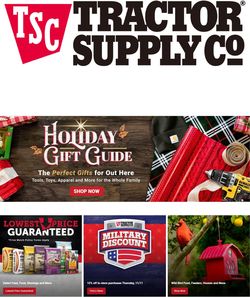 Catalogue Tractor Supply HOLIDAY 2021 from 11/09/2021
