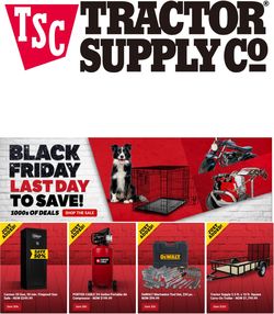 Catalogue Tractor Supply from 11/28/2021
