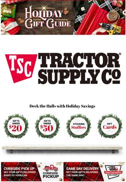 Catalogue Tractor Supply HOLIDAY 2021 from 12/06/2021