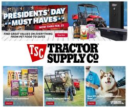 Catalogue Tractor Supply from 02/14/2022