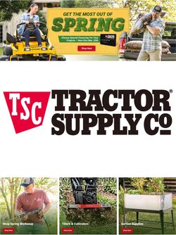 Catalogue Tractor Supply from 03/14/2022