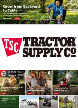Catalogue Tractor Supply from 04/04/2022