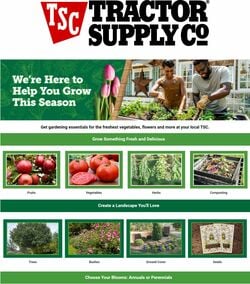 Catalogue Tractor Supply from 04/14/2023