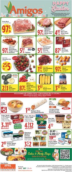 Catalogue United Supermarkets EASTER AD 2022 from 04/13/2022