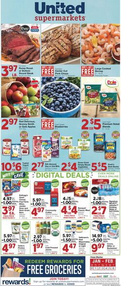 Catalogue United Supermarkets from 01/30/2024