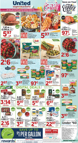 Catalogue United Supermarkets from 03/26/2024