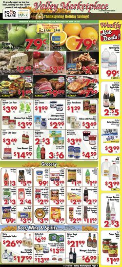 Current weekly ad Valley Marketplace