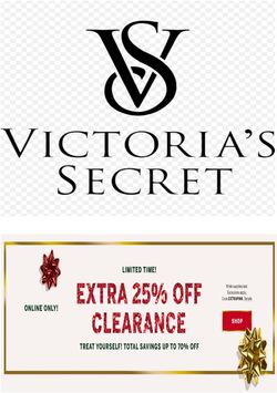 Catalogue Victoria's Secret Blak Friday 2020 from 11/25/2020