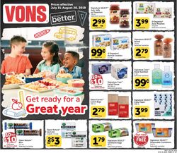 Catalogue Vons from 07/31/2019