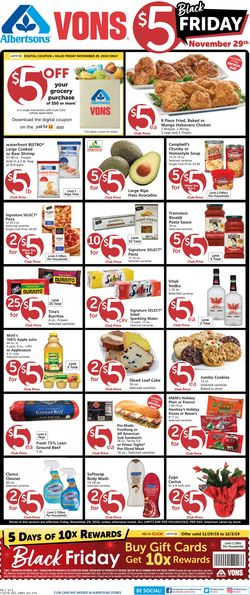 Catalogue Vons - Black Friday Ad 2019 from 11/29/2019