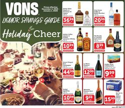 Catalogue Vons - Holidays Ad 2019 from 12/04/2019