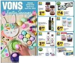 Catalogue Vons EASTER 2022 from 04/06/2022