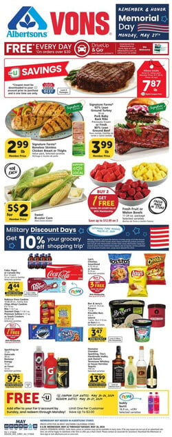 Current weekly ad Vons