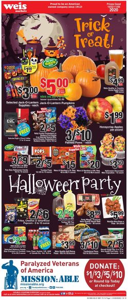 Catalogue Weis from 10/22/2020