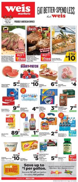 Catalogue Weis from 07/14/2022