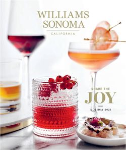 Catalogue Williams-Sonoma HOLIDAY 2021 from 11/01/2021