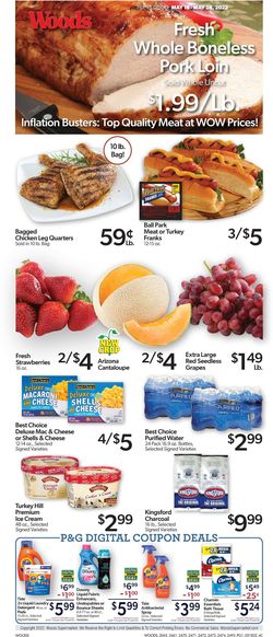 Current weekly ad Woods Supermarket