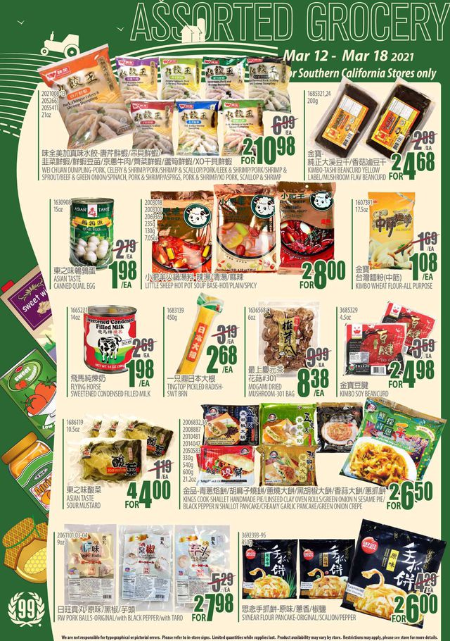 99 Ranch Ad from 03/12/2021
