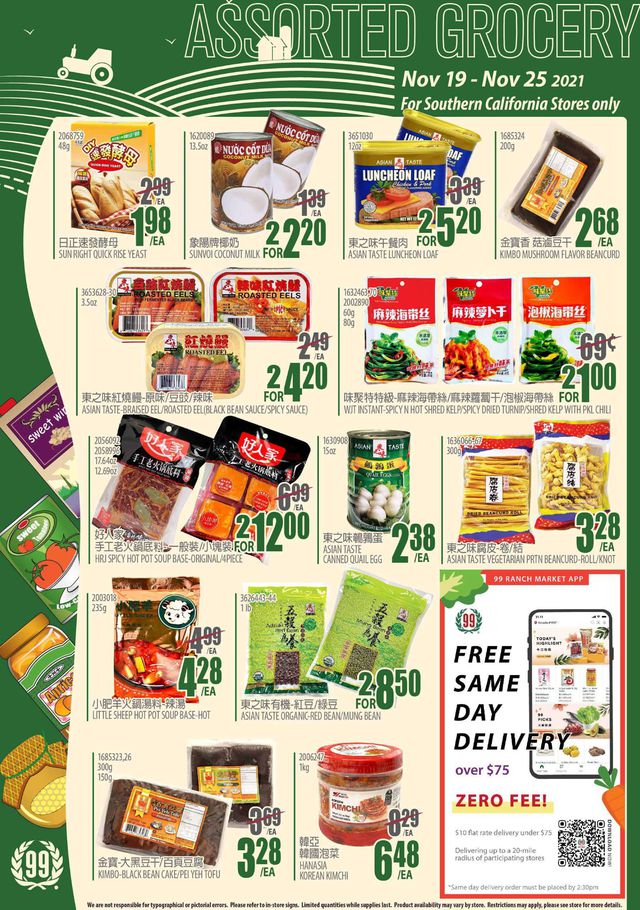 99 Ranch Ad from 11/19/2021