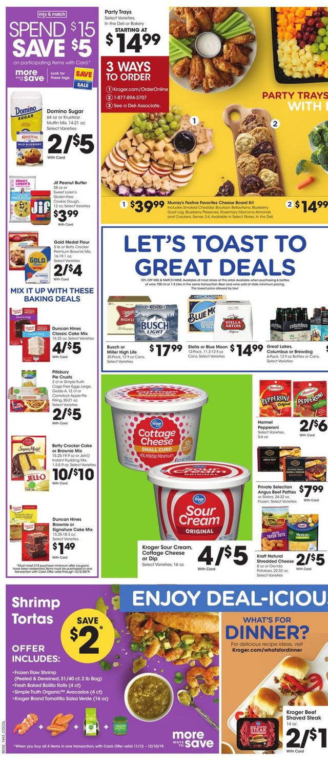 Kroger Ad from 11/29/2019