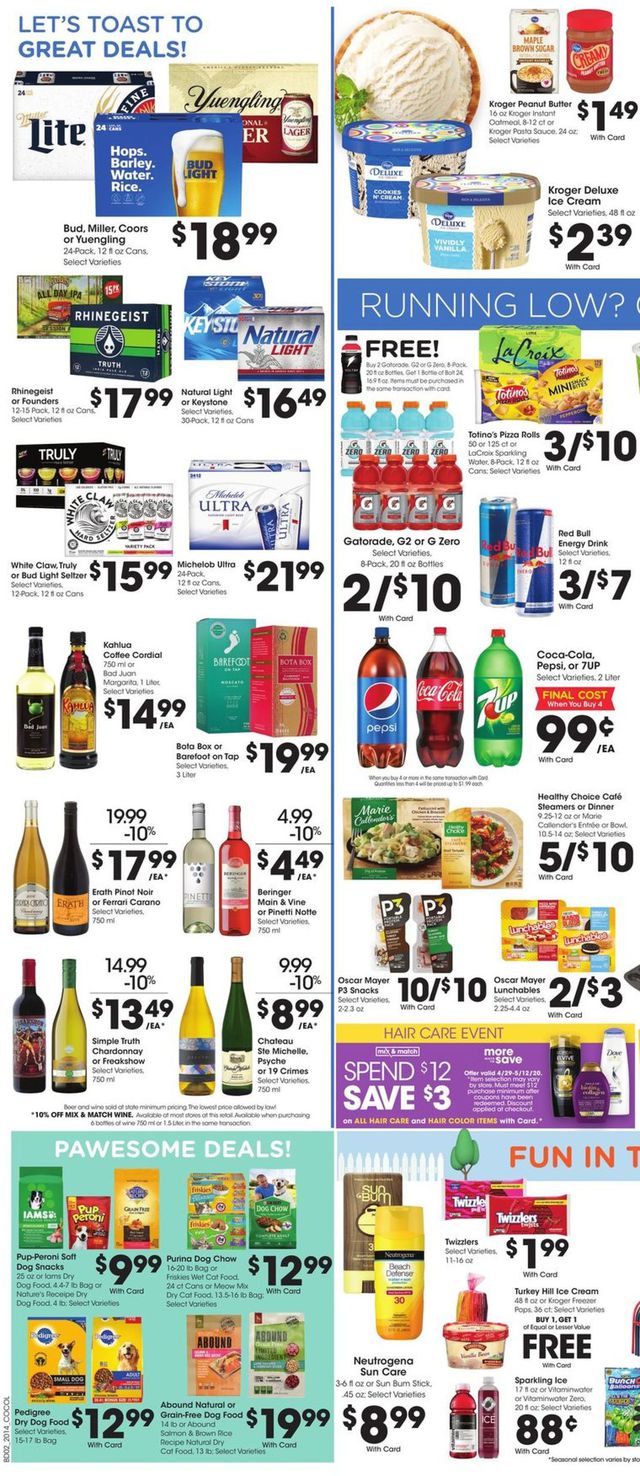 Kroger Ad from 05/06/2020