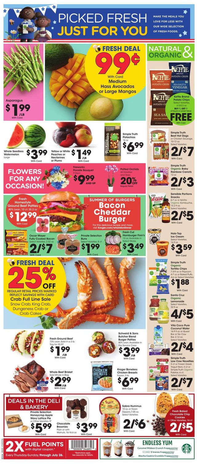 Kroger Ad from 07/01/2020