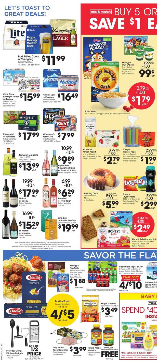 Kroger Ad from 07/15/2020