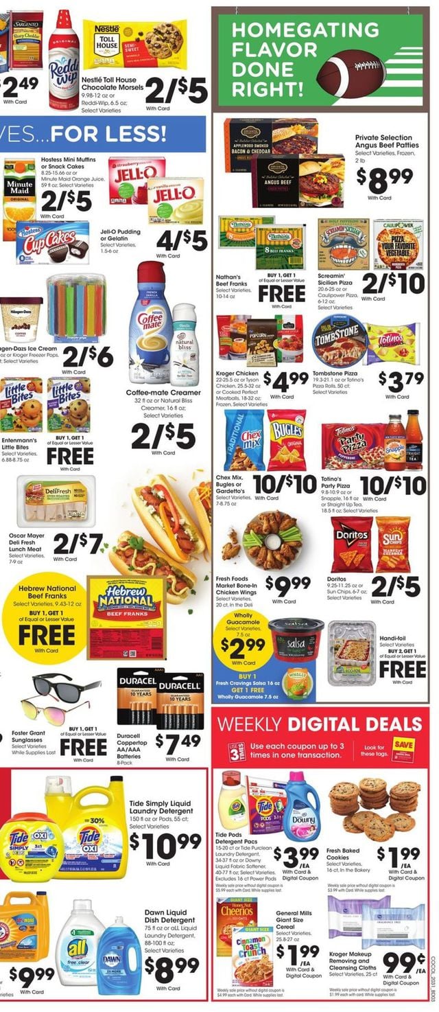 Kroger Ad from 09/02/2020