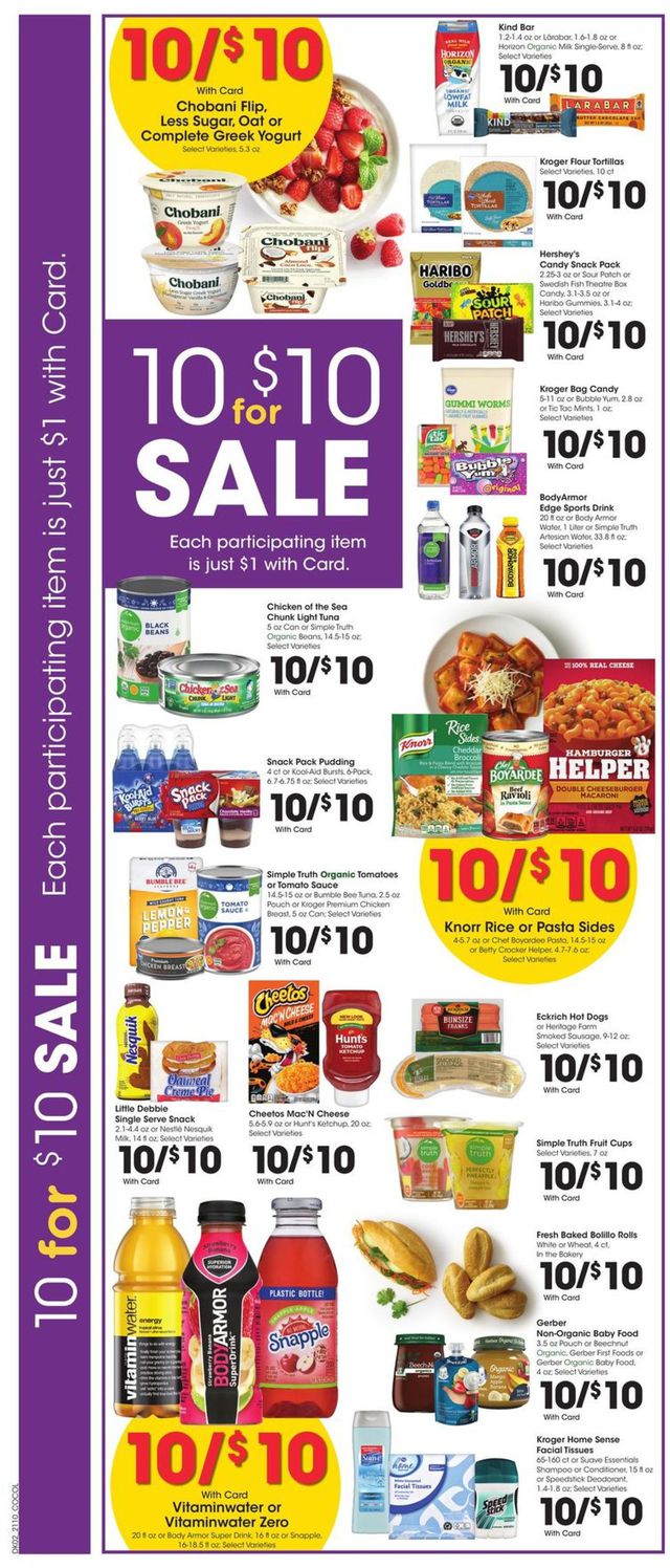 Kroger Ad from 04/07/2021