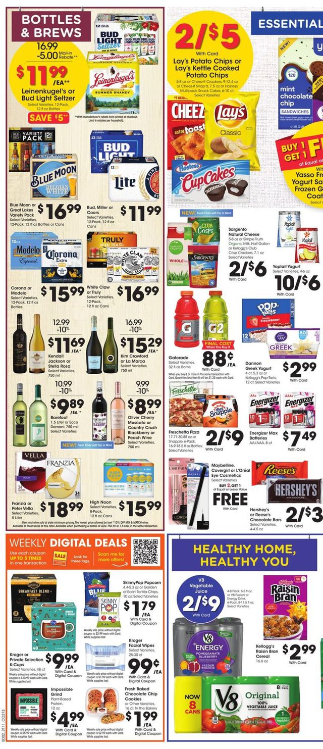 Kroger Ad from 04/14/2021