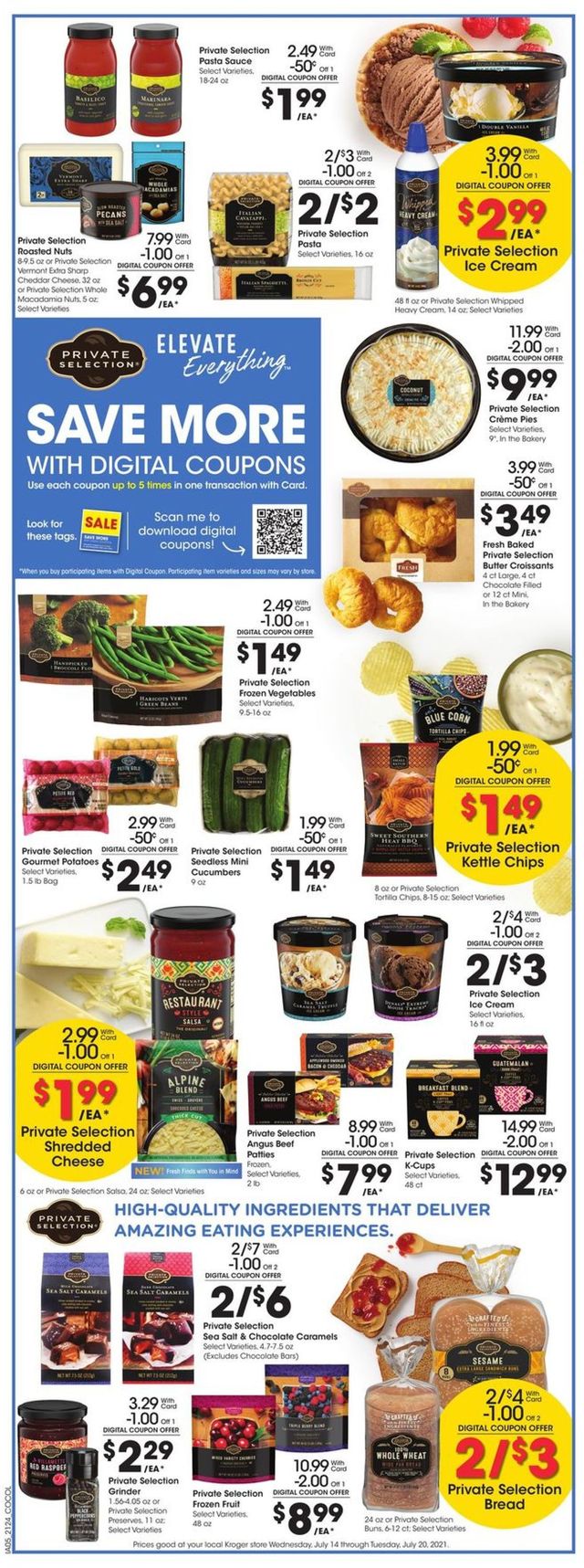 Kroger Ad from 07/14/2021