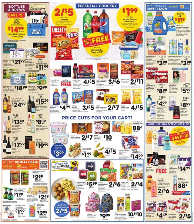 Kroger Ad from 08/18/2021