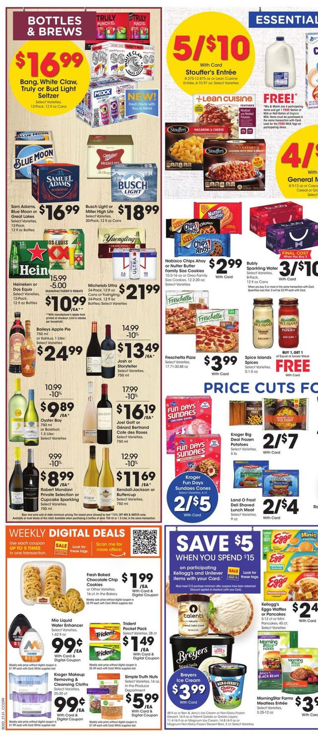 Kroger Ad from 09/01/2021