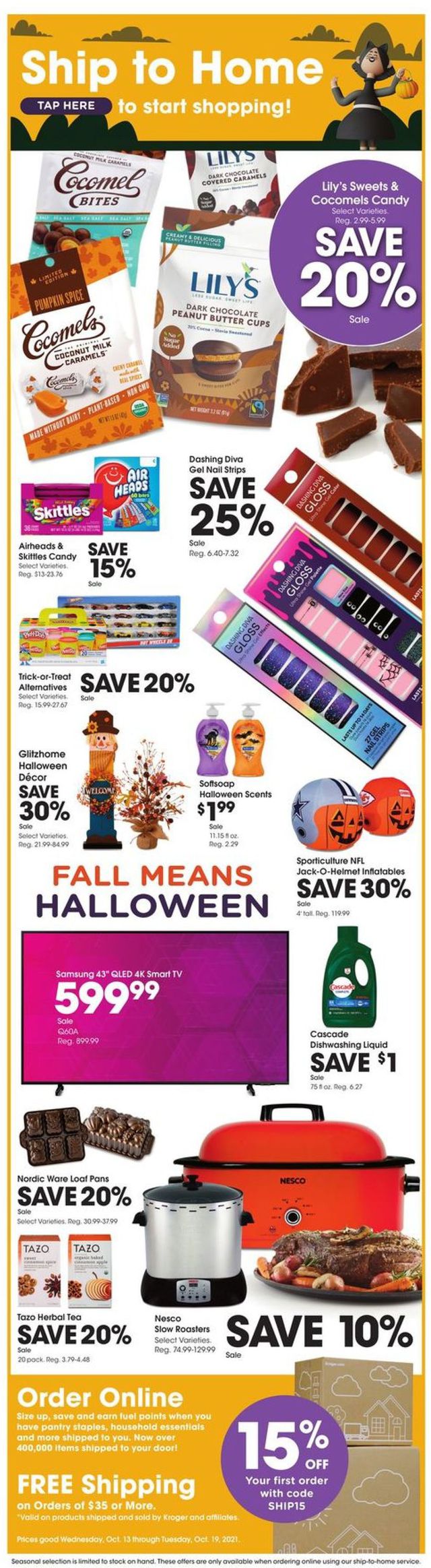 Kroger Ad from 10/13/2021