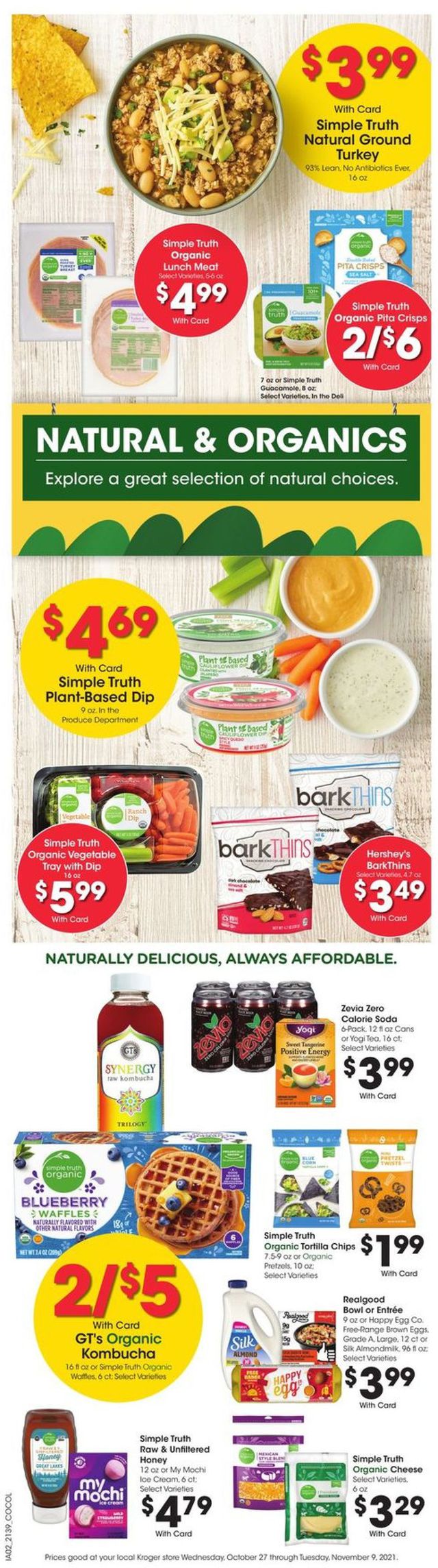 Kroger Ad from 10/27/2021