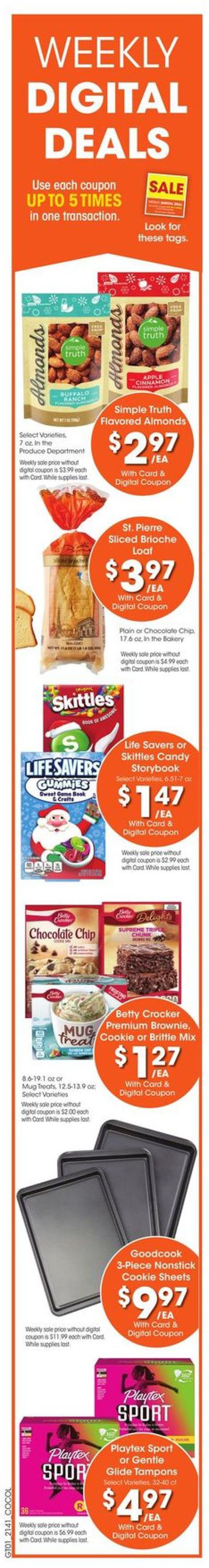 Kroger Ad from 11/10/2021