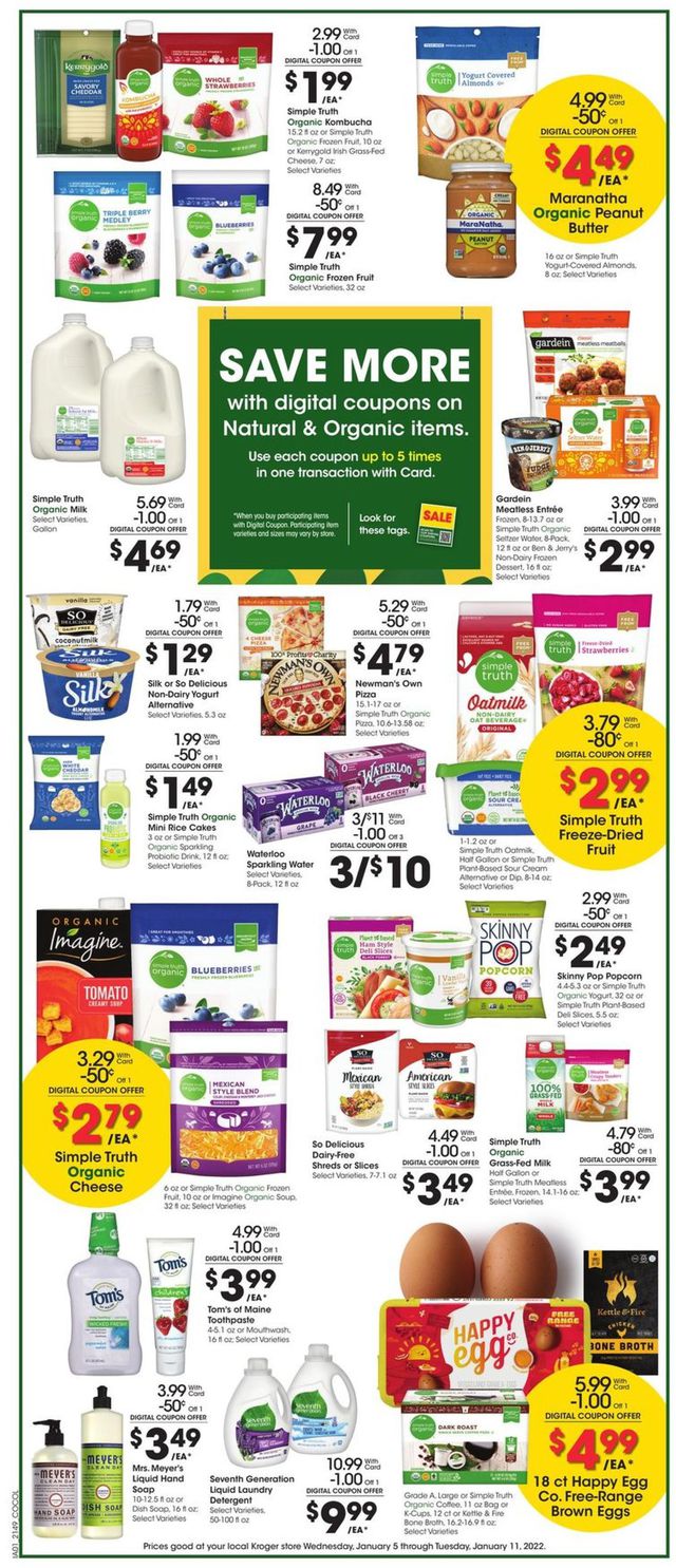Kroger Ad from 01/05/2022