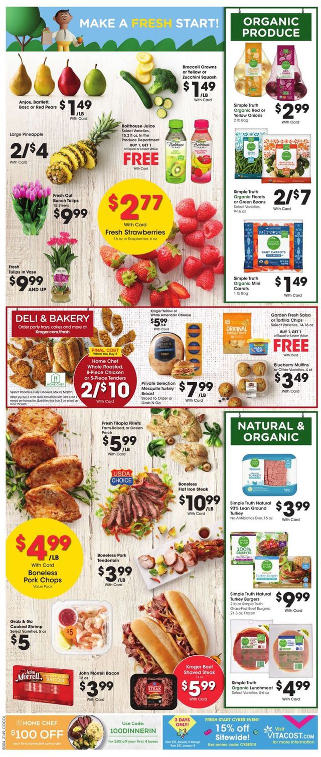 Kroger Ad from 01/05/2022