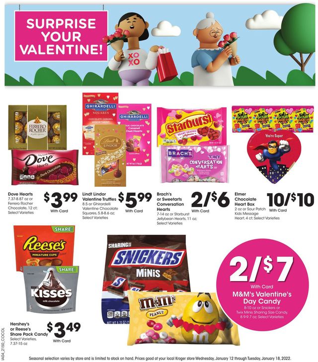 Kroger Ad from 01/12/2022