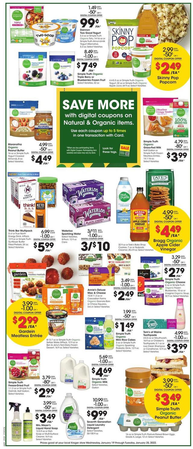 Kroger Ad from 01/19/2022