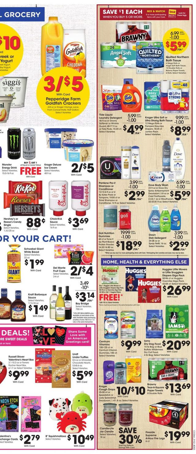 Kroger Ad from 01/26/2022