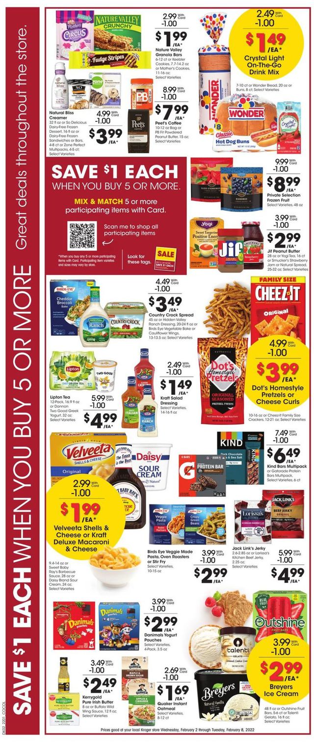 Kroger Ad from 02/02/2022